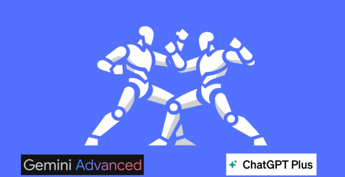 Gemini Advanced vs. ChatGPT Plus im Vergleich