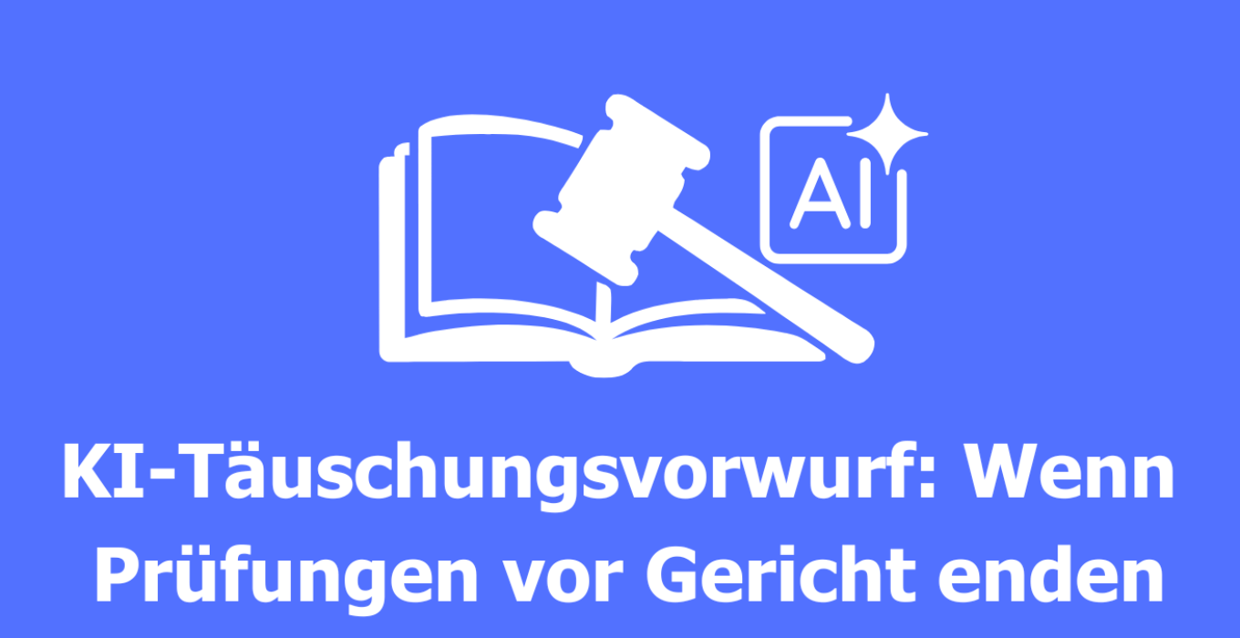 KI-Täuschungsvorwurf: Wenn Prüfungen vor Gericht enden